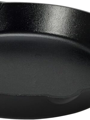 Pre-Seasoned Cast Iron Skillet, Heavy-Duty & Large, 15-Inch, Black